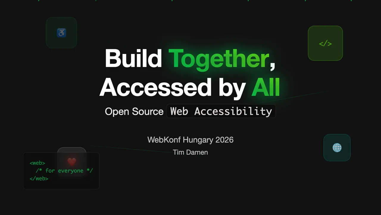 Thumbnail for Build Together, Accessed by All: Open Source Web Accessibility